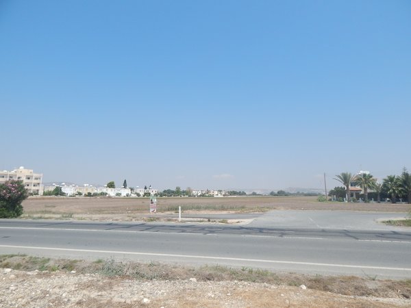 Empty Road And Open Field — nature wallpaper, 4K