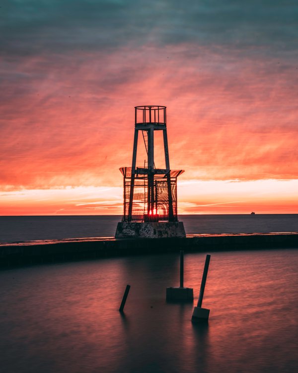 Lighthouse At Sunset — city wallpaper, 5K+